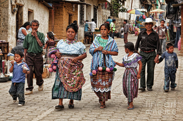 Travel Art: Sunday Morning In Guatemala