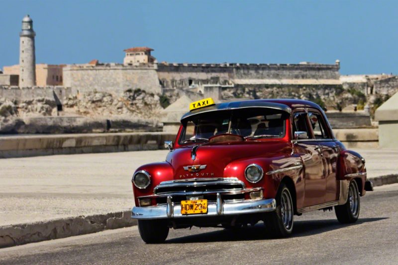 Vintage automobile in Havana Cuba
