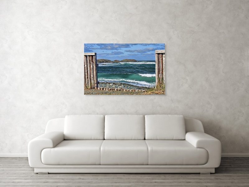 Gate to the sea art print by Tatiana Travelways