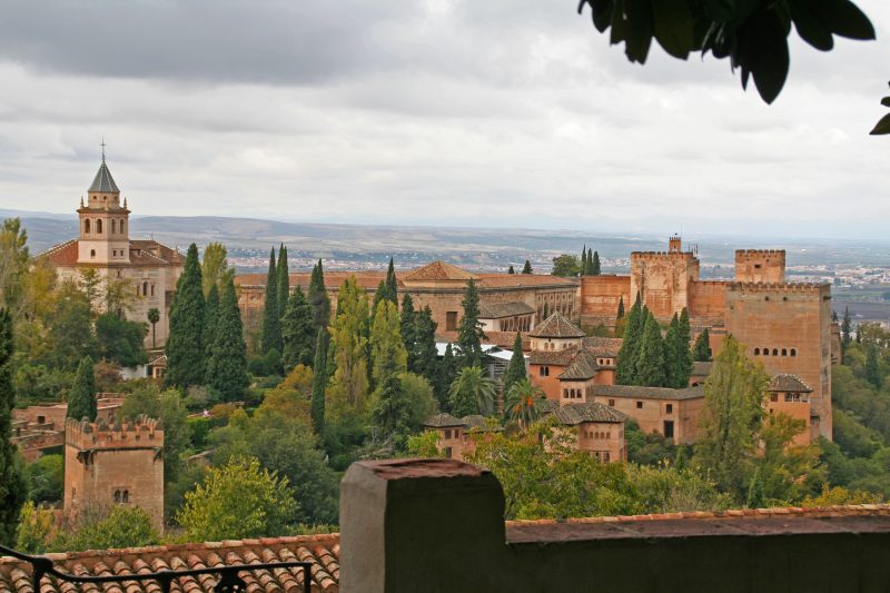 La Alhambra Palace Granada, Spain a palace, fortress complex