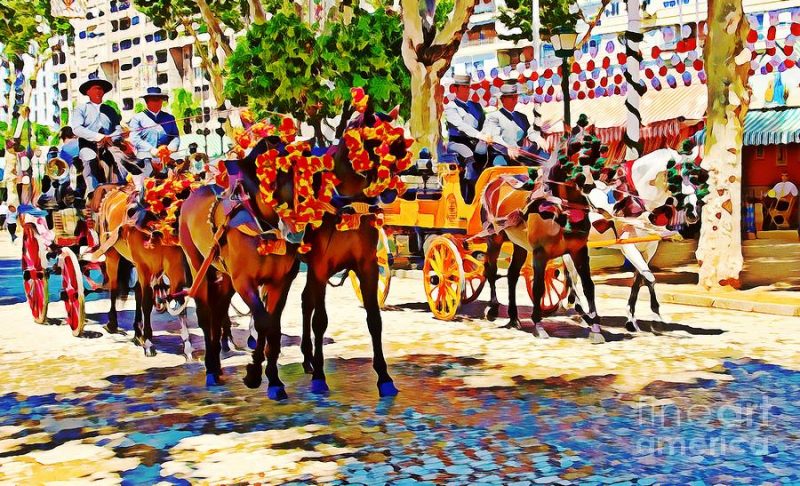 May Day Fair - Seville, Spain